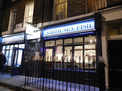 地元っ子が集まるフィッシュ・レストラン「North Sea Fish」 みゅうロンドンブログ｜オプショナルツアー・現地ツアーの[みゅう]